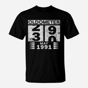 Oldometer 2930 Born In May 1991 T-Shirt | Crazezy