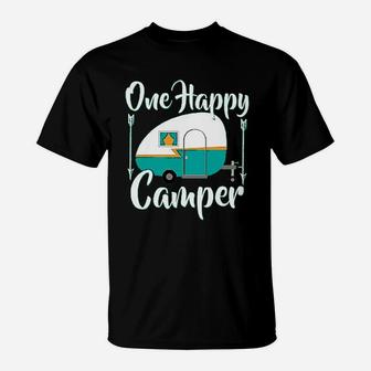 One Happy Camper T-Shirt | Crazezy AU