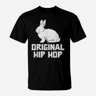 Original Hip Hop Bunny Easter Day Vintage T-Shirt | Crazezy