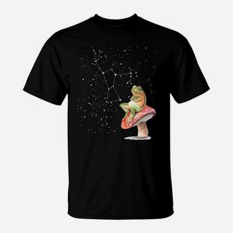 Orion Constellation Of Orion Cottagecore Aesthetic Mushroom T-Shirt | Crazezy