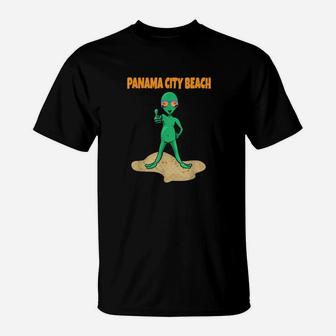 Panama City Beach Alien T-Shirt - Monsterry UK
