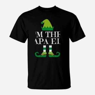 Papa Elf Matching Family Christmas T-Shirt | Crazezy CA