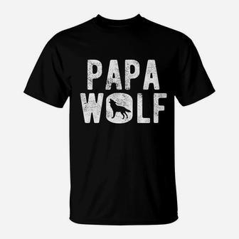 Papa Wolf Camping Pack T-Shirt | Crazezy UK