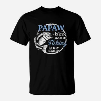 Papaw Fishing Fathers Day Gift From Son T-Shirt | Crazezy