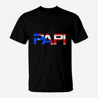 Papi Puerto Rico Flag T-Shirt | Crazezy