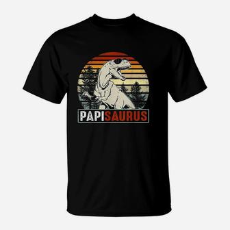 Papisaurus Papi Saurus Dinosaur Vintage T-Shirt | Crazezy
