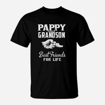 Pappy And Grandson Best Friends For Life T-Shirt | Crazezy