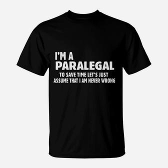 Paralegal Classic Paralegal Gift T-Shirt - Thegiftio