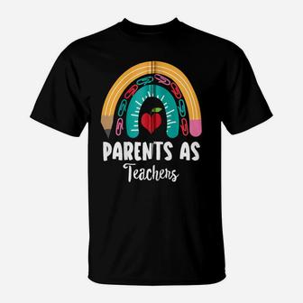 Parents As Teachers, Funny Boho Rainbow For Teachers Zip Hoodie T-Shirt | Crazezy AU