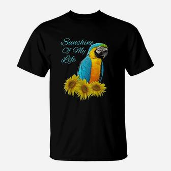 Parrot Sunshine Sunflower T-Shirt | Crazezy CA