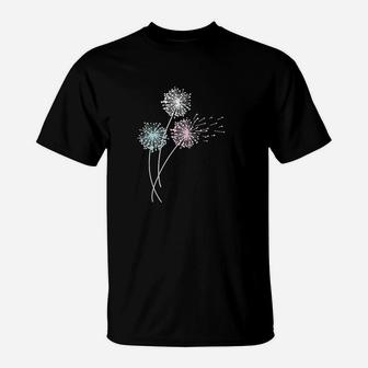 Pastel Dandelions T-Shirt | Crazezy AU