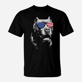 Patriotic Cane Corso Dog Merica 4Th Of July T-Shirt - Monsterry
