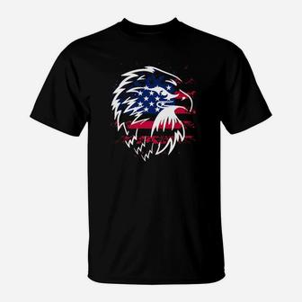 Patriotic Eagle Shirt 4th Of July Usa American Flag Premium T-Shirt - Thegiftio UK