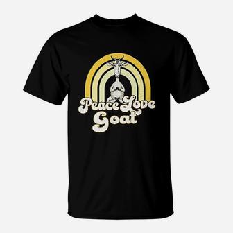 Peace Love Goat T-Shirt | Crazezy AU