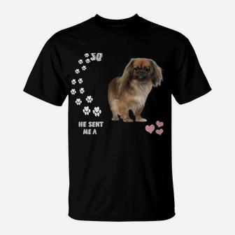 Peke Dog Quote Mom, Pekinese Dad Costume, Cute Pekingese Sweatshirt T-Shirt | Crazezy UK
