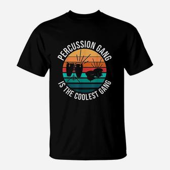 Percussion Gang Music Drums Bongos Congas Marching Band T-Shirt | Crazezy UK