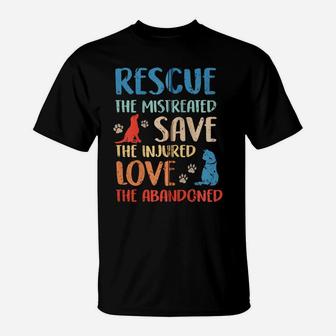 Ph Vintage Animal Rescue Dog Cat Lovers Costume Pet Owners Zip Hoodie T-Shirt | Crazezy DE