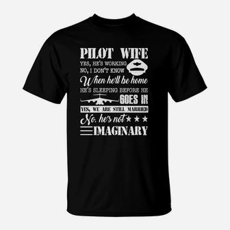 Pilot Wife Shirts T-Shirt - Thegiftio