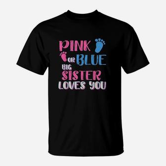 Pink Or Blue Gender Reveal T-Shirt | Crazezy AU