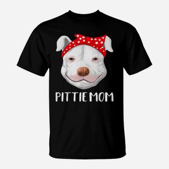 Pitbull Dog Lovers Pittie Mom Mothers Day Gift T Shirt T-Shirt | Crazezy