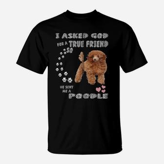 Poodle Dog Quote Mom Dad Lover Costume, Cute Red Toy Poodle Zip Hoodie T-Shirt | Crazezy DE