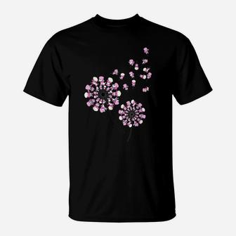 Poodle Flower Fly Dandelion Funny Dog Lover For Mom Men Kids T-Shirt | Crazezy AU