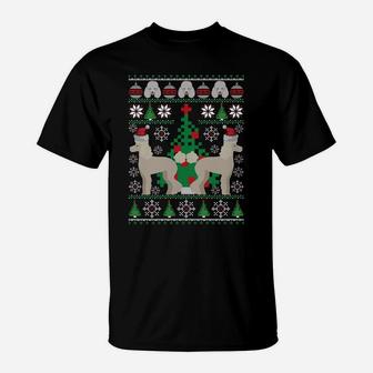 Poodle Ugly Christmas Funny Holiday Dog Lover Xmas Gift Sweatshirt T-Shirt | Crazezy CA