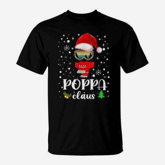 Poppa Claus Santa Claus Xmas For Dad Grandpa T-Shirt - Monsterry AU