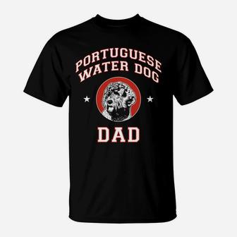 Portuguese Water Dog Dad Sweatshirt T-Shirt | Crazezy
