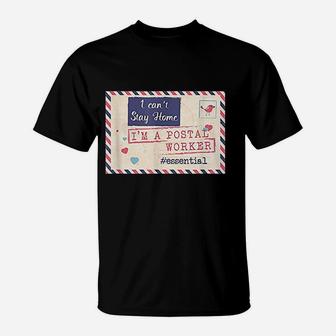 Postal Worker For Women Essential Mail Lady Gifts T-Shirt | Crazezy DE