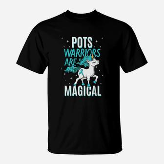 Pots Warrior Magical Unicorn T-Shirt | Crazezy DE