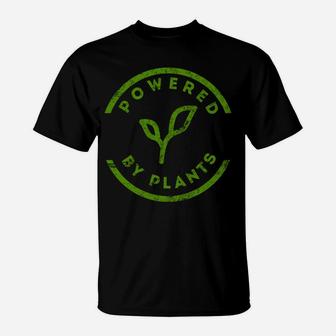 Powered By Plants Vegan Workout T-Shirt | Crazezy DE