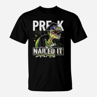 Pre K Nailed It T Rex Dinosaur T-Shirt | Crazezy AU