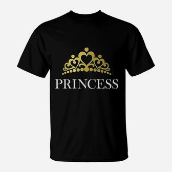 Princess Crown Gift For Daughter T-Shirt - Thegiftio