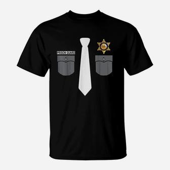 Prison Guard Correctional Officer Police Costume Funny Gift T-Shirt | Crazezy UK