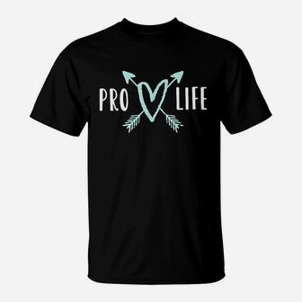 Pro Lives For Women Boho Hearts T-Shirt | Crazezy CA