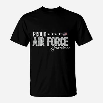 Proud Air Force Grandma T-Shirt | Crazezy