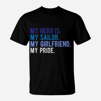 Proud Army Boyfriend Shirt Girlfriend Sailor Soldier Hero T-Shirt | Crazezy CA