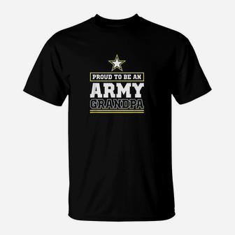Proud Army Grandpa Proud To Be An Army Grandpa T-Shirt | Crazezy