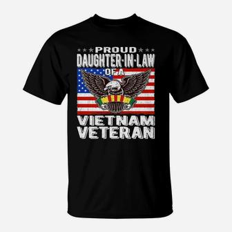 Proud Daughter-In-Law Of A Vietnam Veteran - Military Family T-Shirt | Crazezy DE