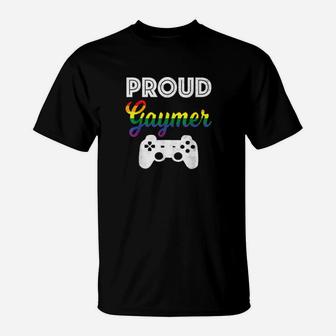 Proud Gaymer Video Gamer Gay Pride Lgbt For Gaming Boys T-Shirt - Monsterry AU