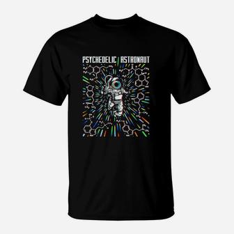Psychedelic Space Astronaut T-Shirt | Crazezy