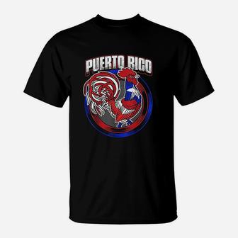 Puerto Rican Rooster Camisas De Puerto Rico T-Shirt - Thegiftio