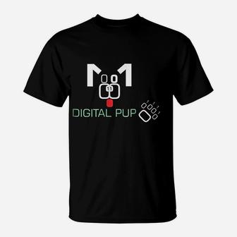 Puppy Gaymer Digital Pup T-Shirt | Crazezy