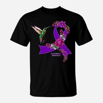 Purple Alzheimer's Awareness Sweatshirt T-Shirt | Crazezy CA