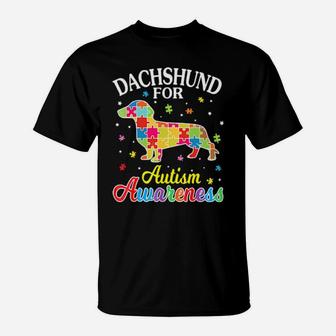 Puzzles Game Body Dog Dachshund For Autism T-Shirt - Monsterry CA