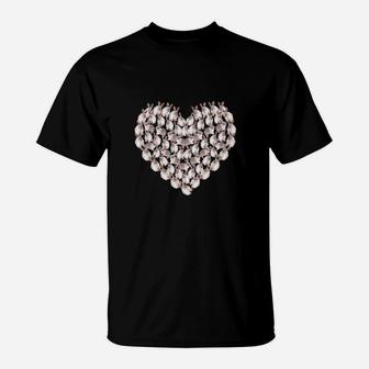 Rabbit Valentine T-Shirt - Monsterry