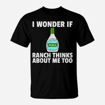 Ranch Dressing Gift Funny Condiment Sauce T-Shirt | Crazezy