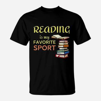 Reading Is My Favorite Sport T-Shirt | Crazezy DE
