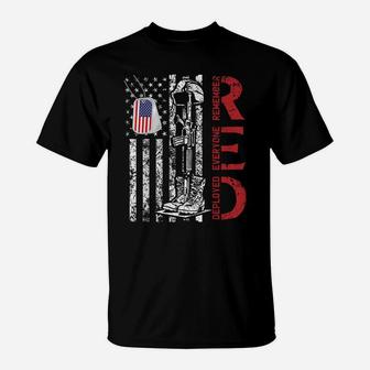 Red Friday Remember Everyone Deployed Support Military Army T-Shirt | Crazezy UK